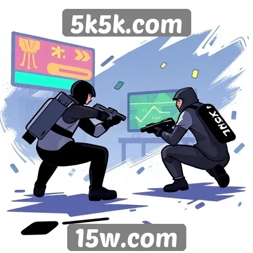 Jogos multiplayer em 5k5k.com atraem novos usuários