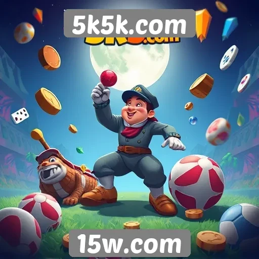 Tipos de jogos disponíveis no site 5k5k.com